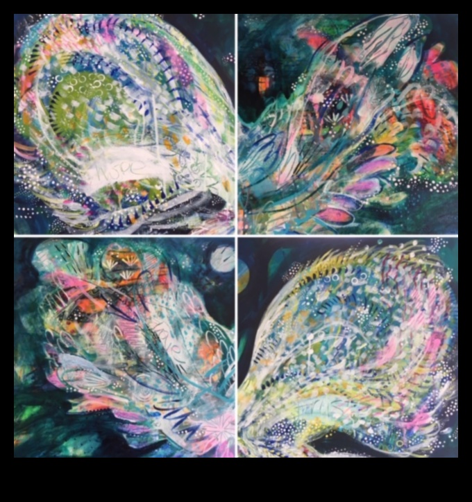 اللوحات التعبيرية: استكشاف عالم فن الجسد