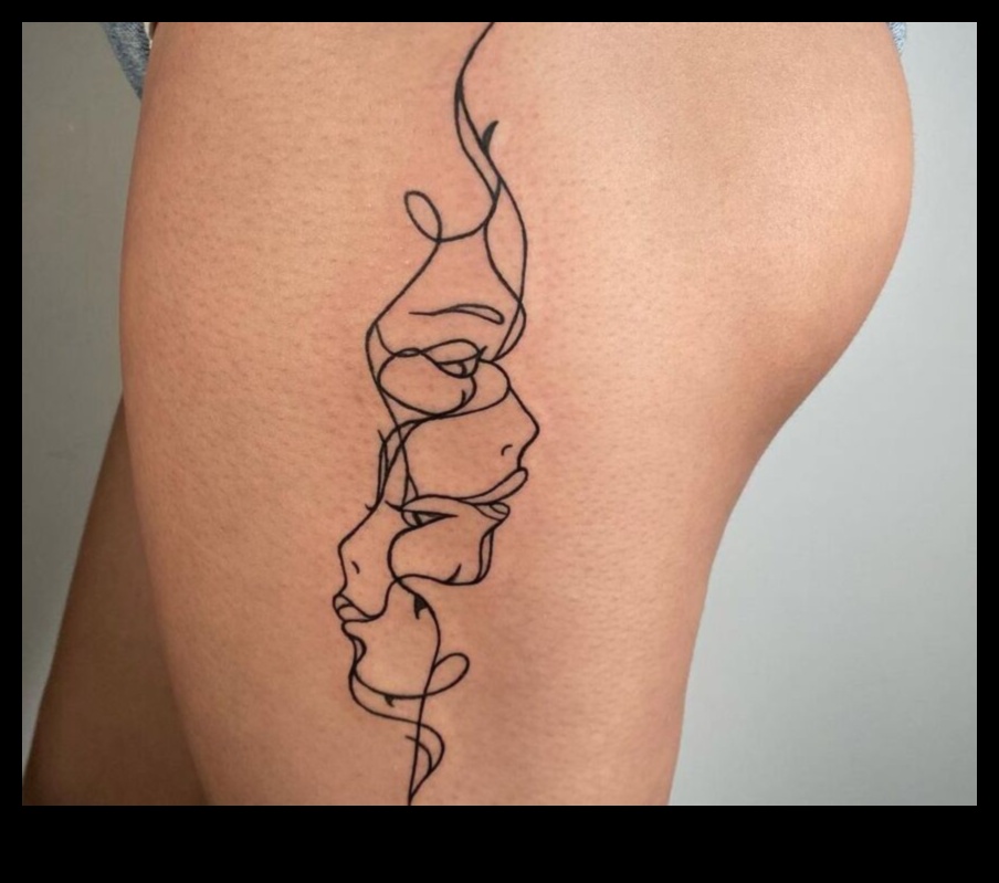 البساطة تتحدث: الكشف عن أناقة الوشم البسيطة