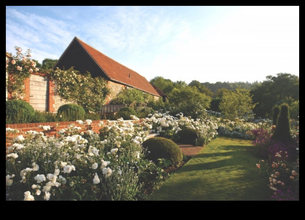 تزدهر الأزهار: أناقة تصميم الحديقة في إزهار كامل